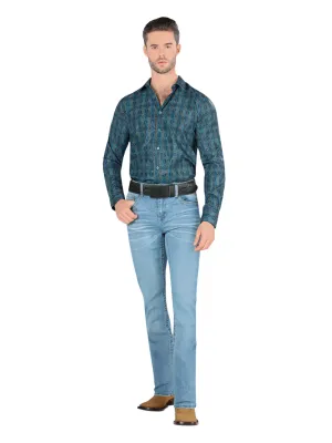 Pantalon Vaquero de Mezclilla Stretch para Hombre 'Montero' - ID: 4601