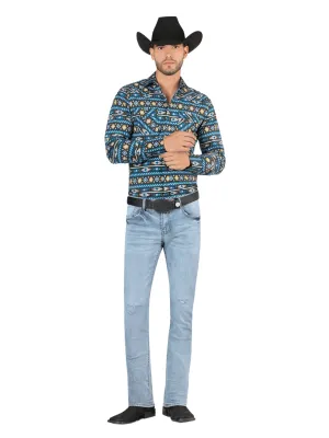 Pantalon Vaquero de Mezclilla Stretch para Hombre 'Montero' - ID: 5308