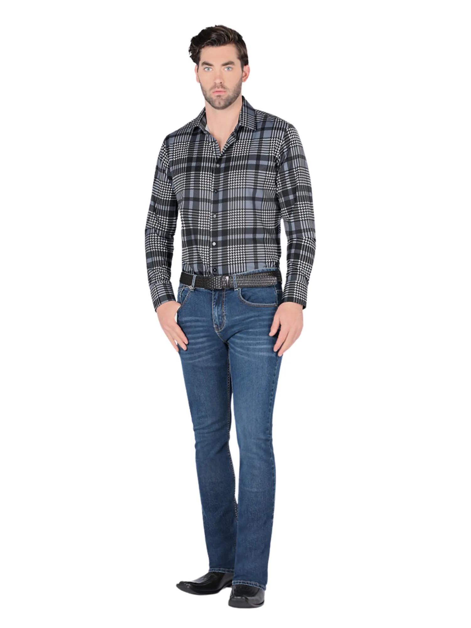 Pantalon Vaquero de Mezclilla Stretch para Hombre 'Montero' - ID: 5311