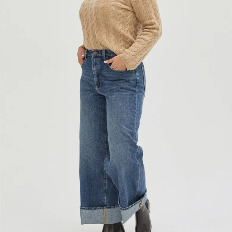 Parker Cuffed and Wide Leg Denim
