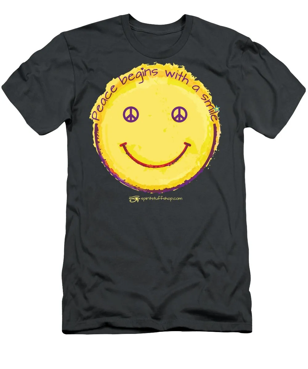 Peace Begins With A Smile - T-Shirt