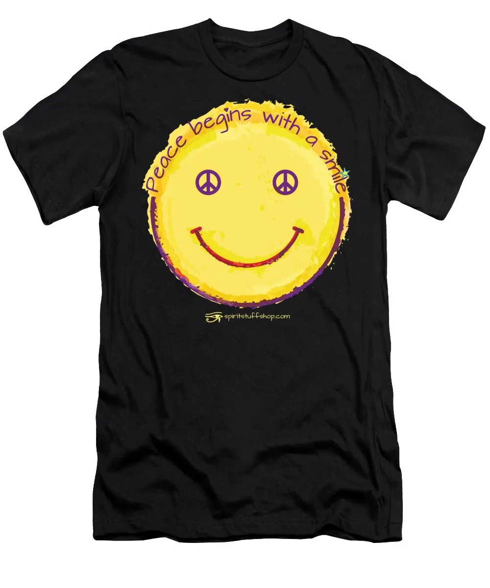 Peace Begins With A Smile - T-Shirt