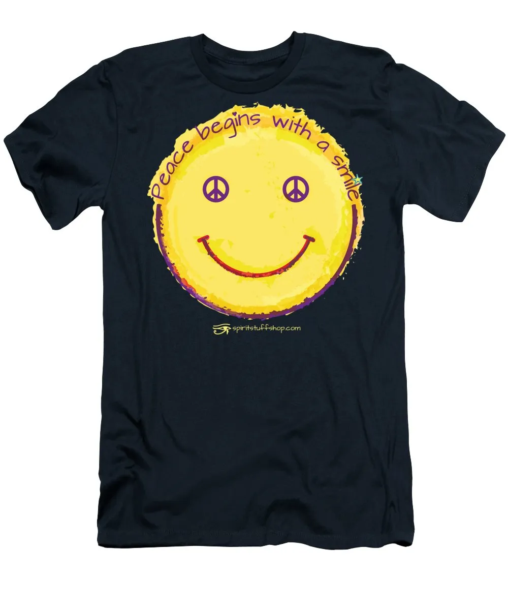 Peace Begins With A Smile - T-Shirt