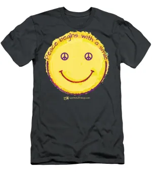 Peace Begins With A Smile - T-Shirt