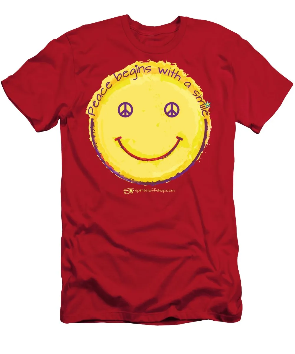 Peace Begins With A Smile - T-Shirt