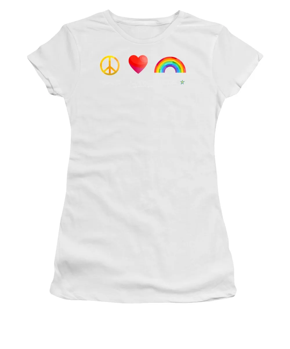 Peace Love And Pride - Women's T-Shirt