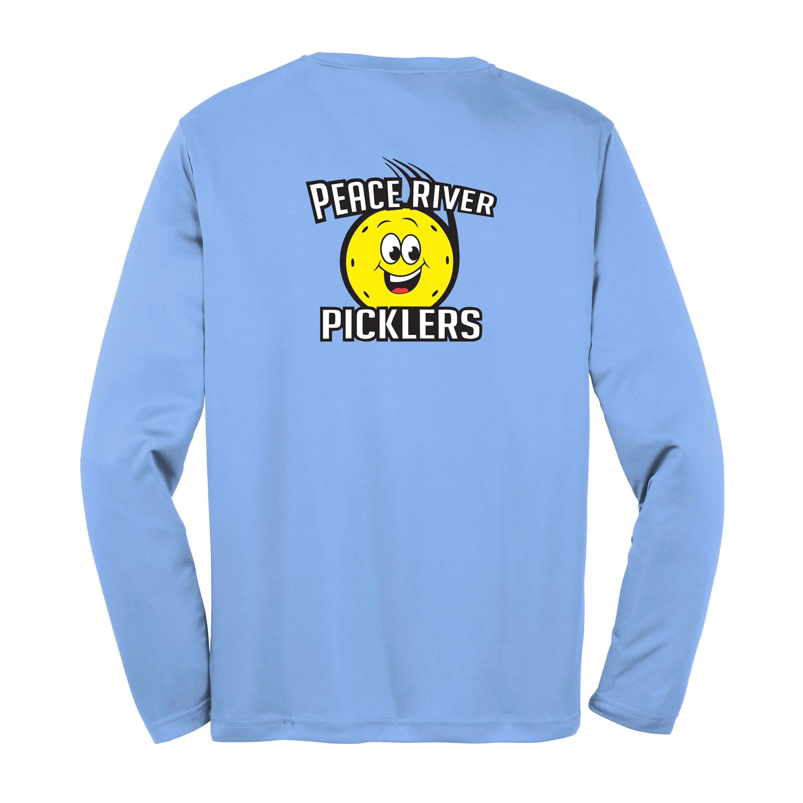 Peace River Picklers 2021 Pickleball Men's Performance Long Sleeve Shirt - Design 2