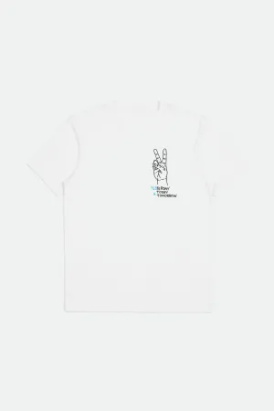 Peace S/S Tailored Tee - White
