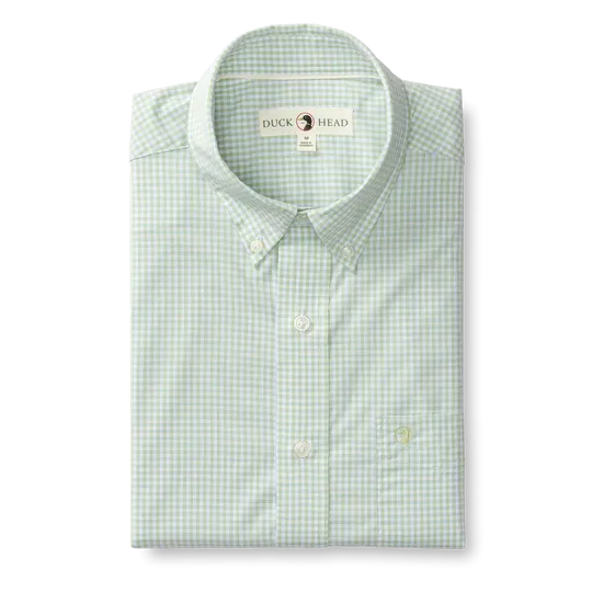 Performance Poplin Sportshirt (Pear Green)