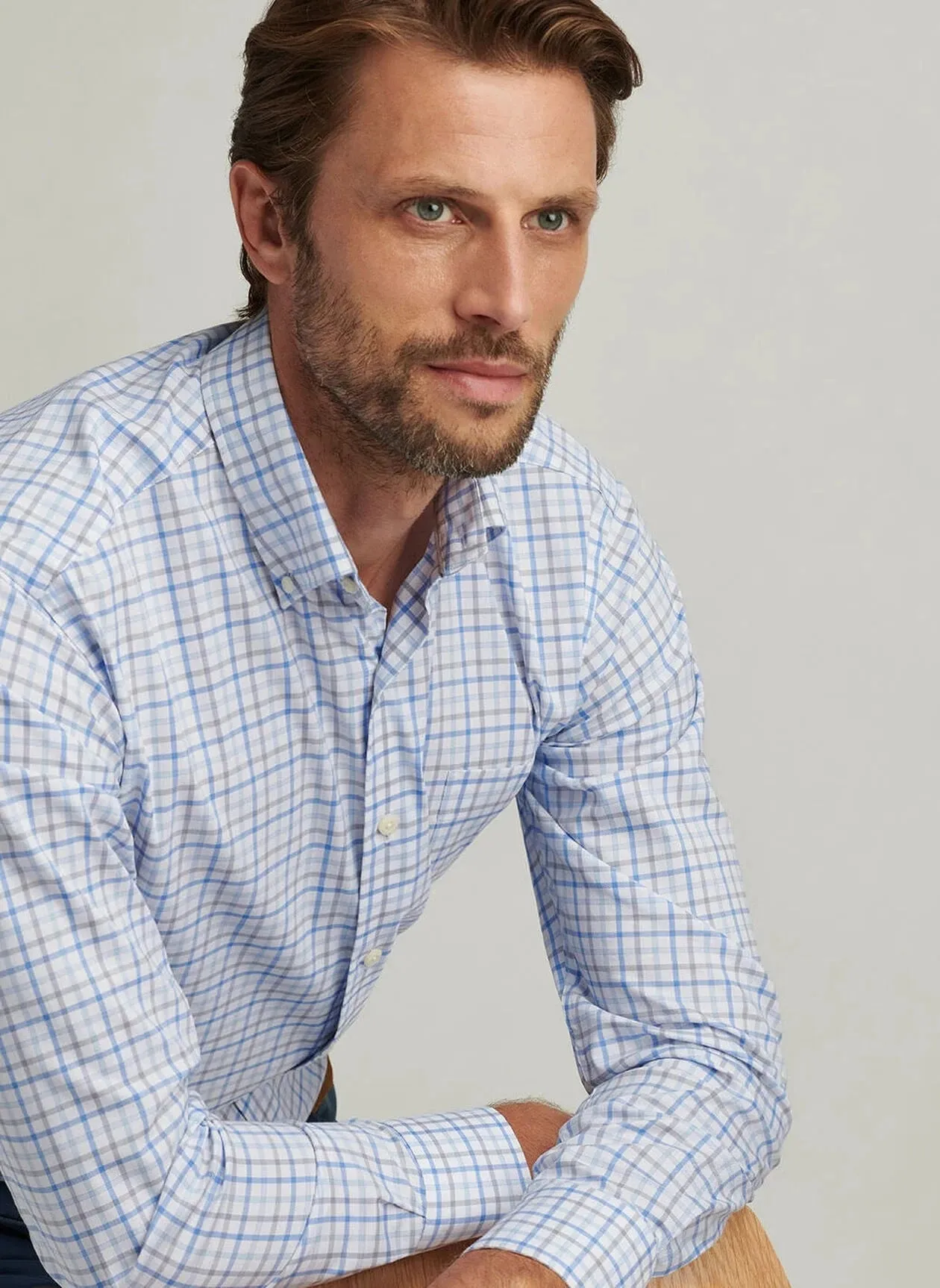 Peter Millar Calgary Crown Lite Cotton-Stretch Sport Shirt