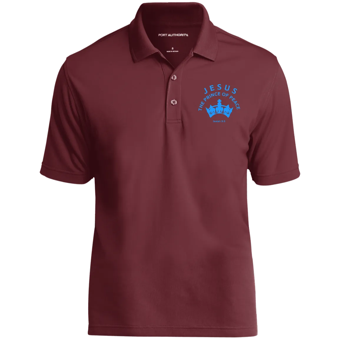 Prince of Peace Men’s Dry Zone UV Micro-Mesh Polo
