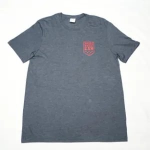 Proud American Sustainable T-Shirt - Dark Blue
