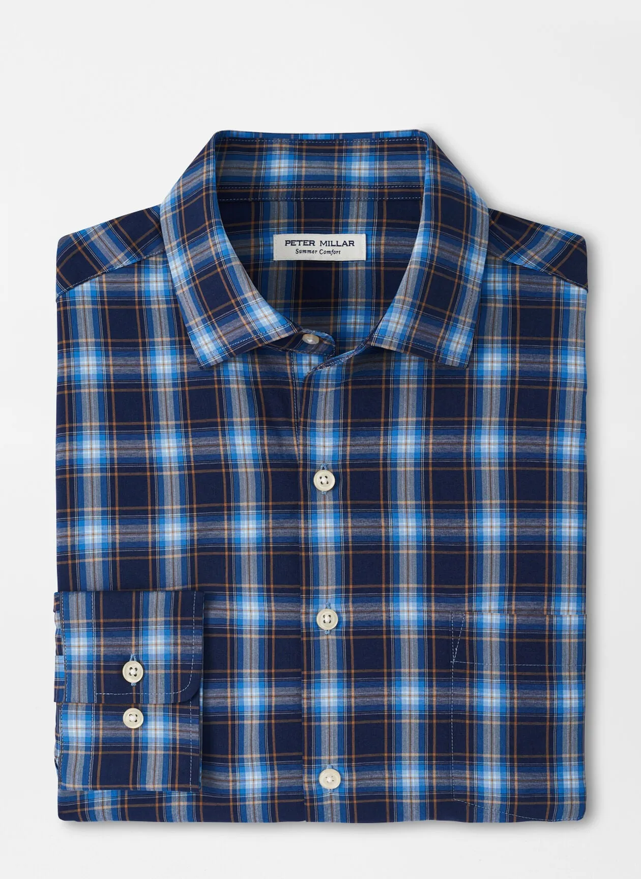 Randall Performance Poplin Shirt (Navy)