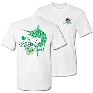 Rather Be Lucky - Marlin, Short Sleeve T Shirt