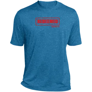 Redeemed Men’s Heather Performance Tee