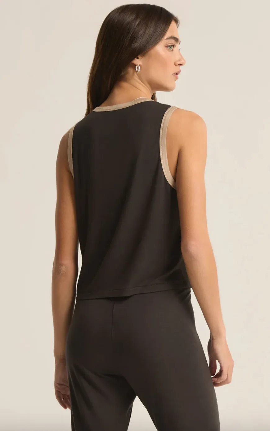 Ringer Tank-Black