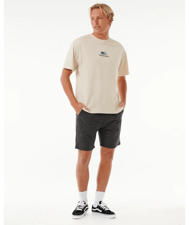 RIP CURL BOARDWALK JACKSON VOLLEY - BLACK
