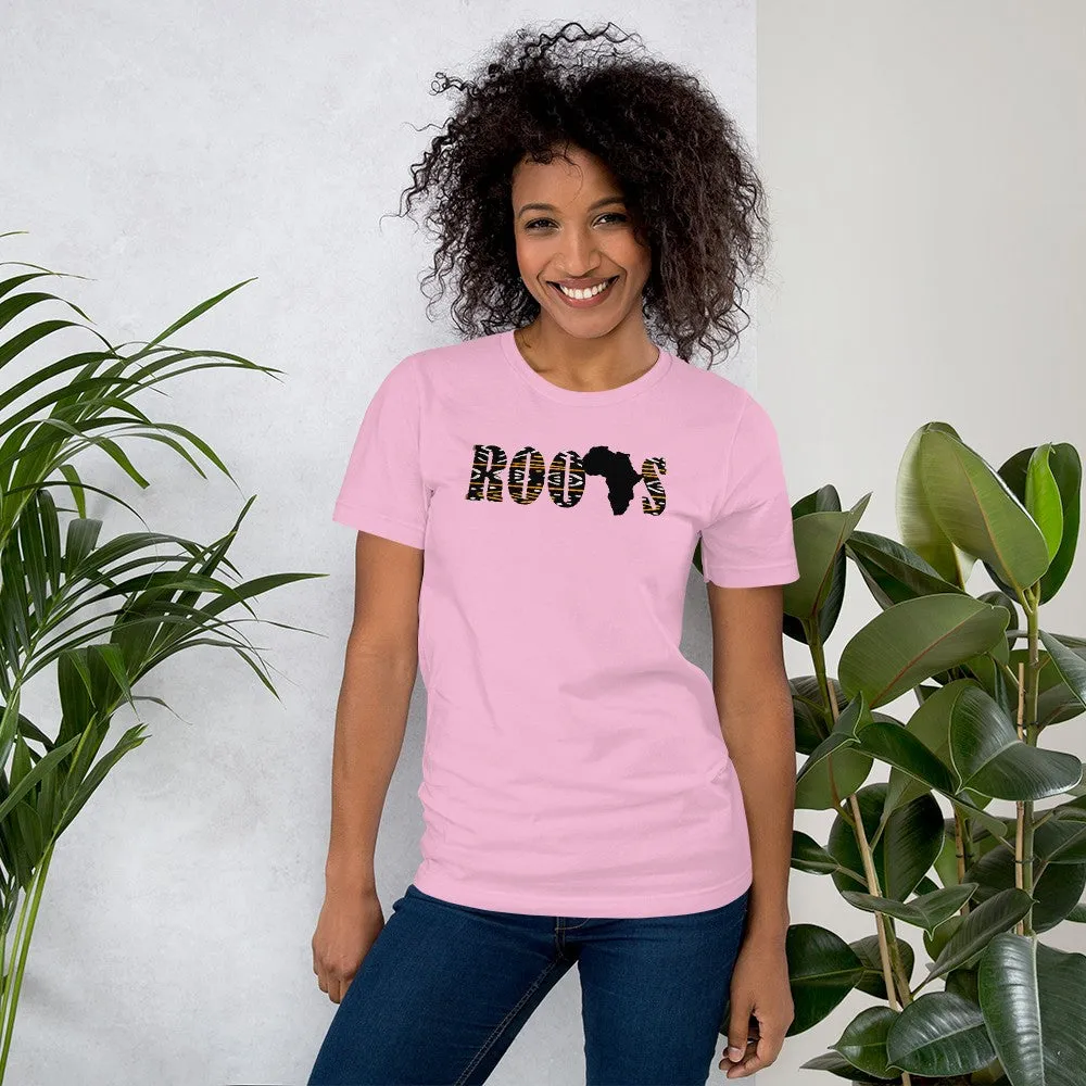 Roots African Print Short-Sleeve Unisex T-Shirt