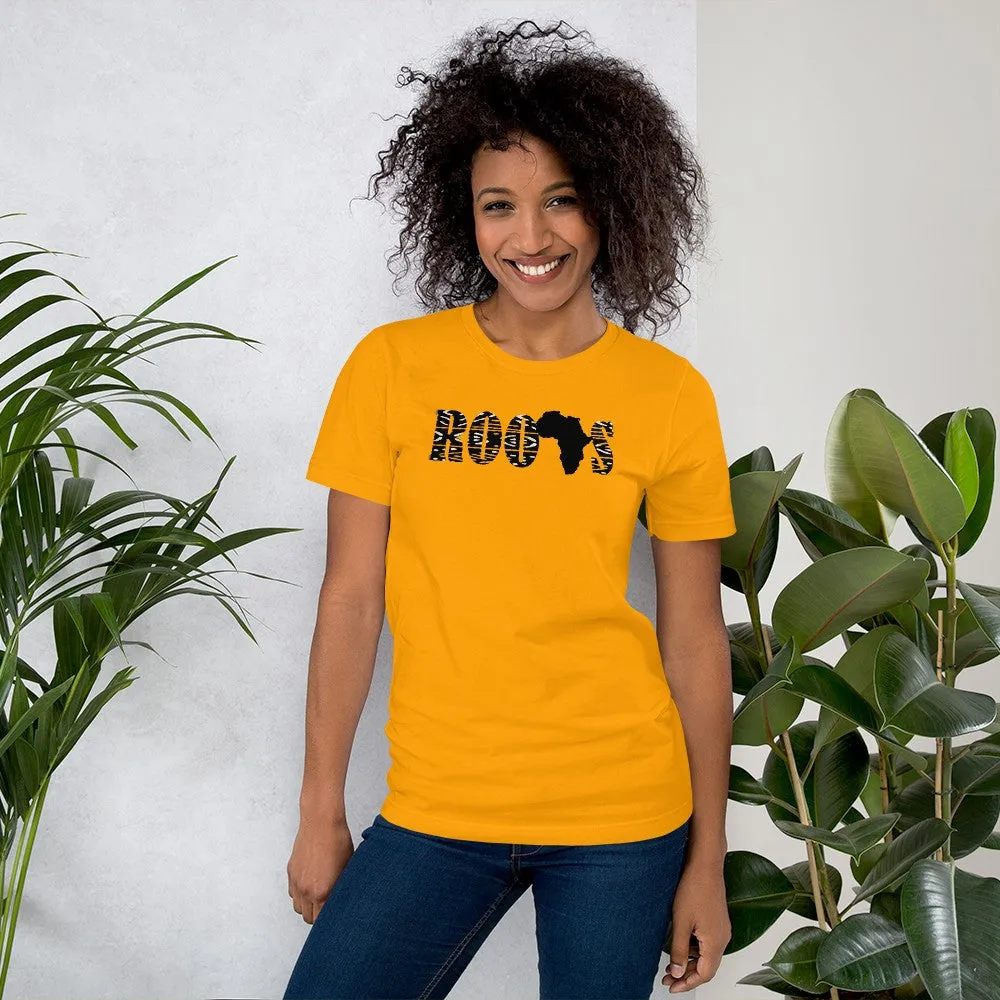 Roots African Print Short-Sleeve Unisex T-Shirt