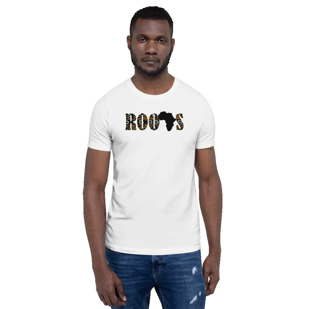 Roots African Print Short-Sleeve Unisex T-Shirt
