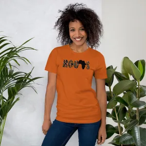 Roots African Print Short-Sleeve Unisex T-Shirt