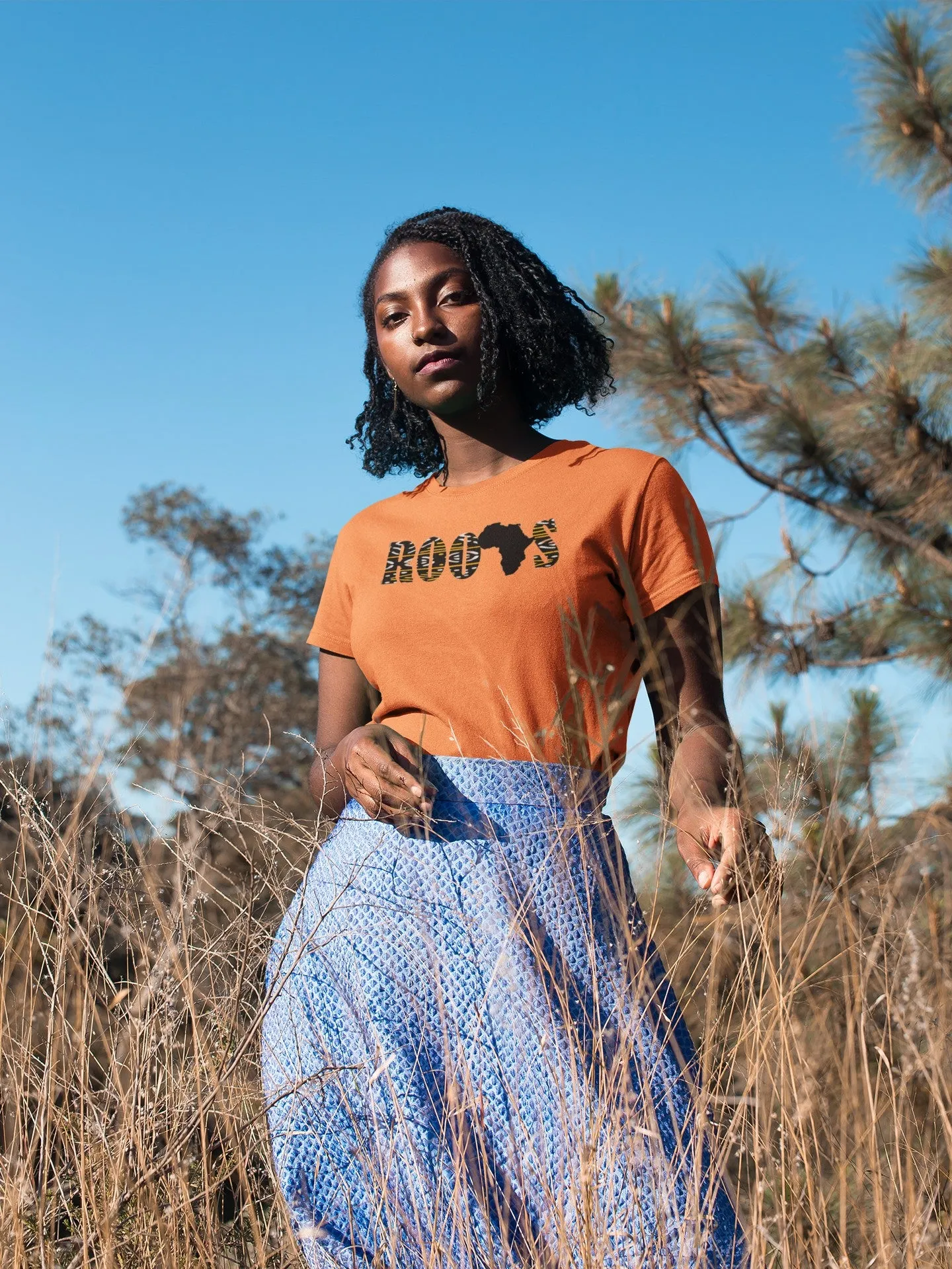 Roots African Print Short-Sleeve Unisex T-Shirt