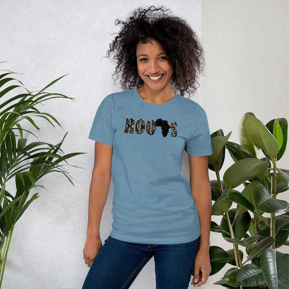 Roots African Print Short-Sleeve Unisex T-Shirt