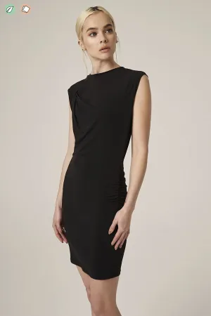 Ruched Sleeveless Dress