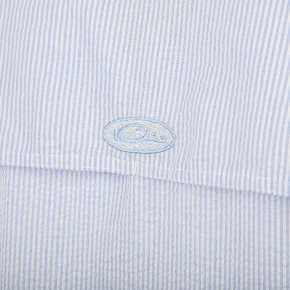Seersucker Wingshooter's Shirt S/S - Blue