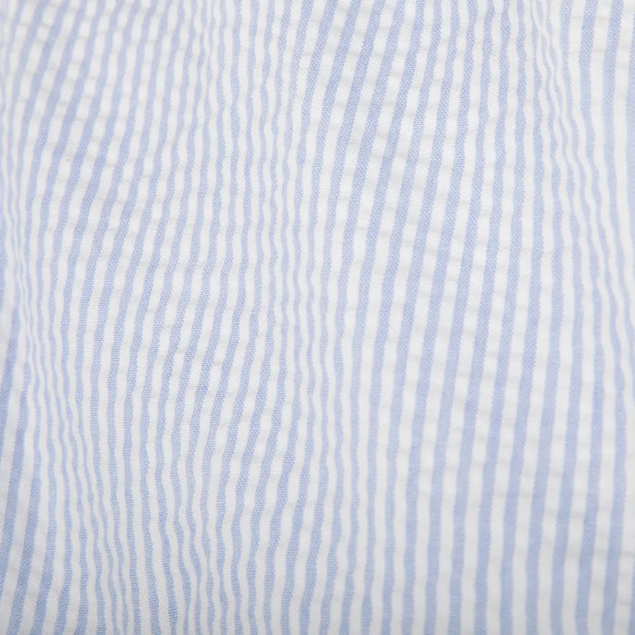 Seersucker Wingshooter's Shirt S/S - Blue