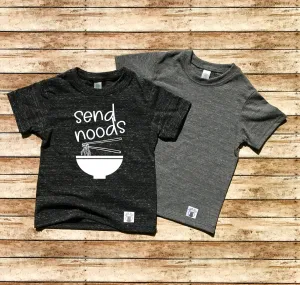 Send Noods Shirt - Funny Toddler Shirt - Children's Tri-Blend T-Shirt