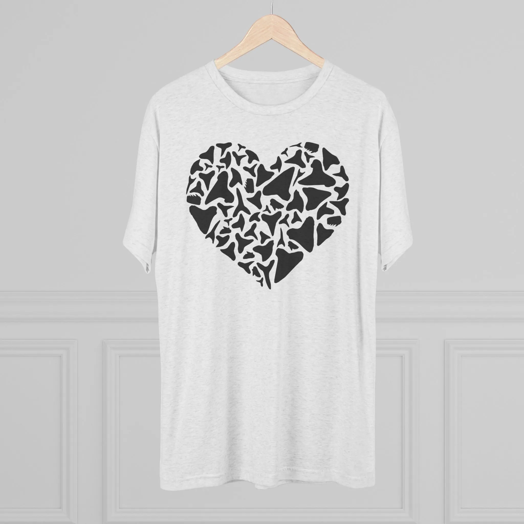 Shark Tooth Love - Tri-Blend