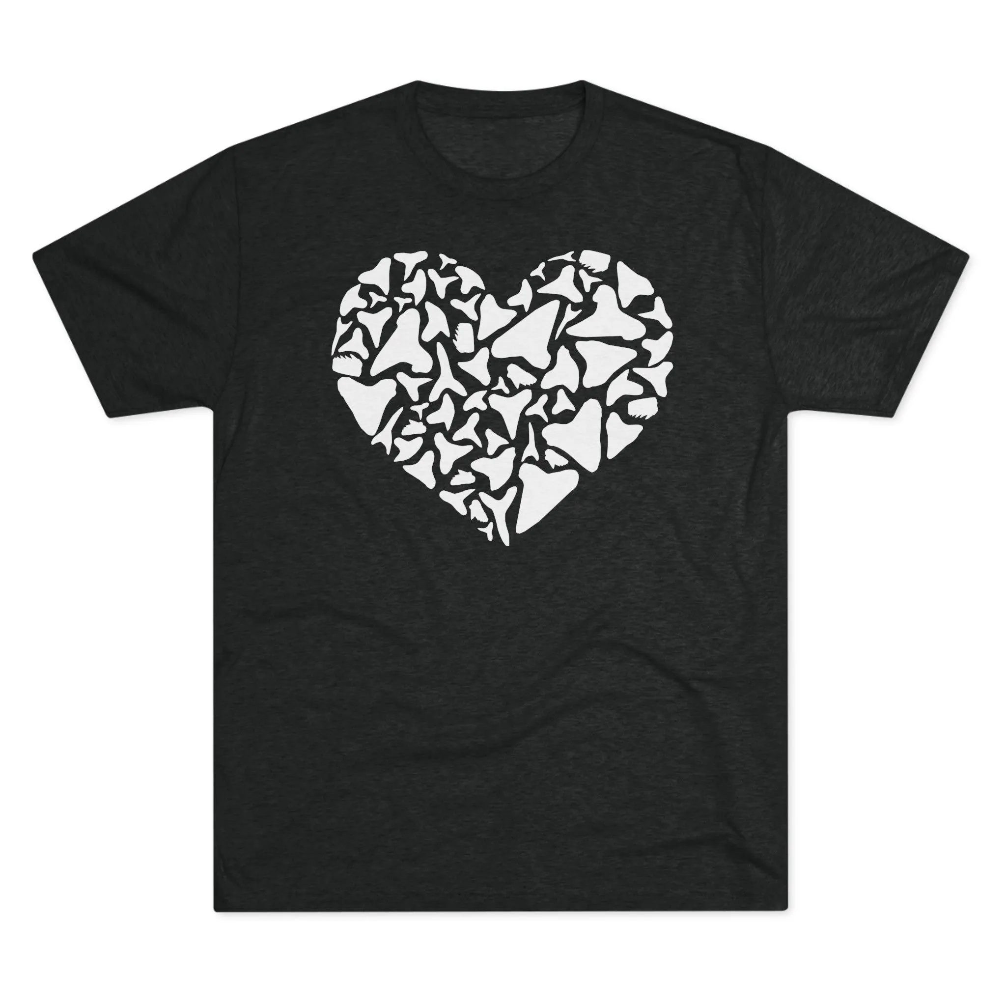 Shark Tooth Love - Tri-Blend