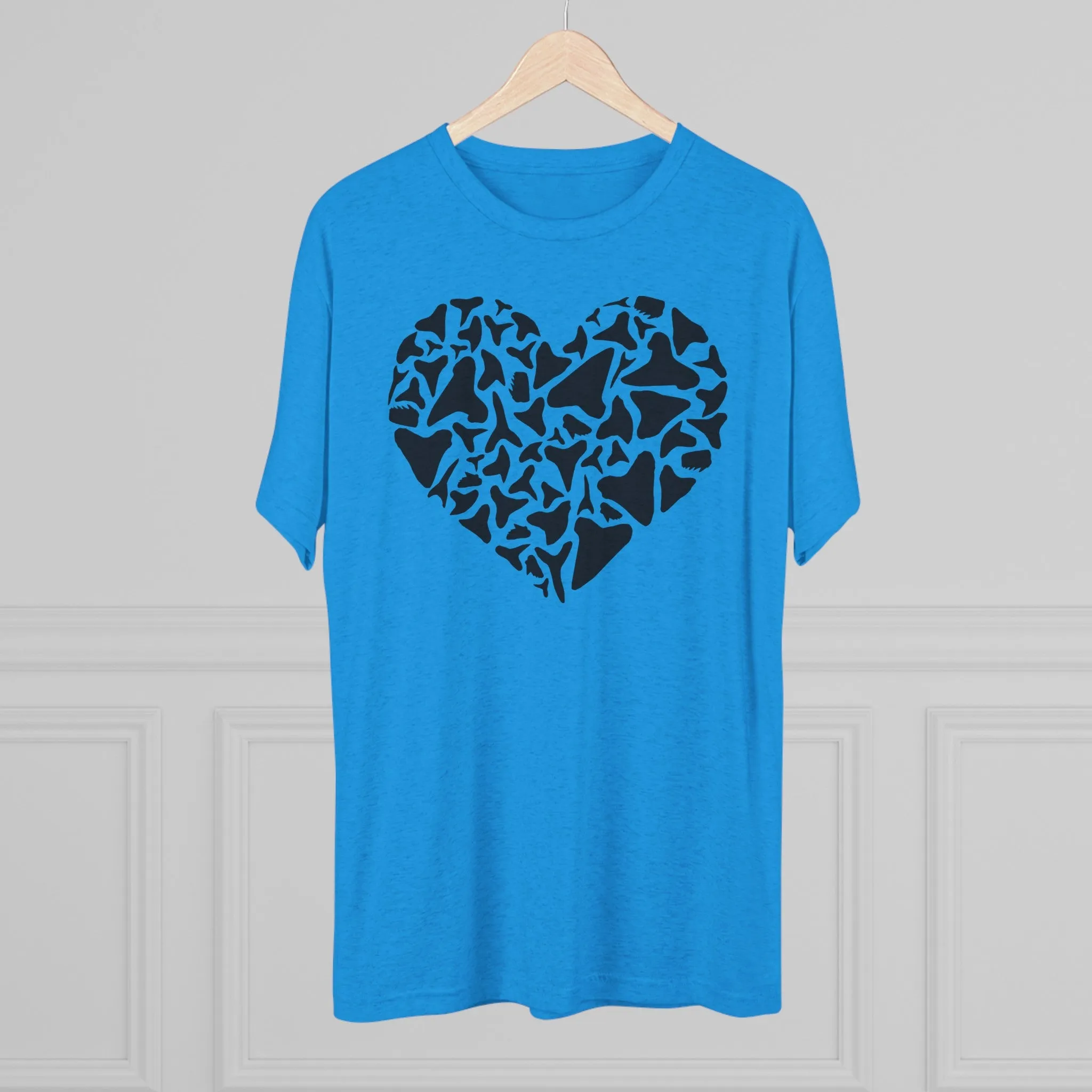 Shark Tooth Love - Tri-Blend