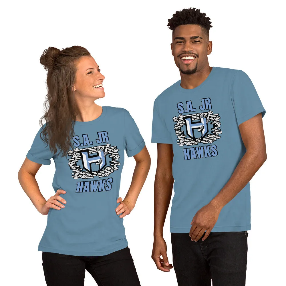 Shirt ~ Jr Hawks Brick Wall Short-Sleeve Unisex
