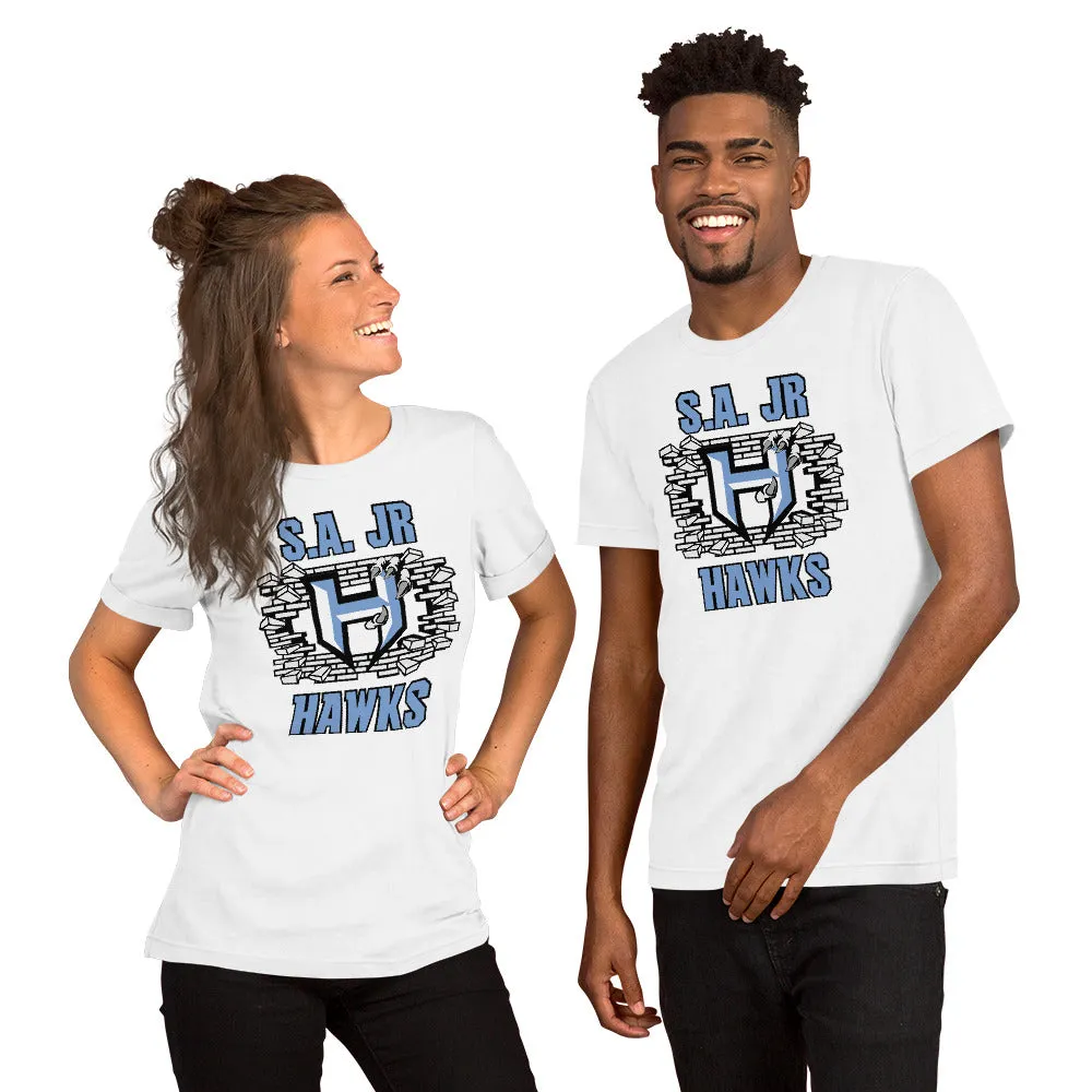 Shirt ~ Jr Hawks Brick Wall Short-Sleeve Unisex
