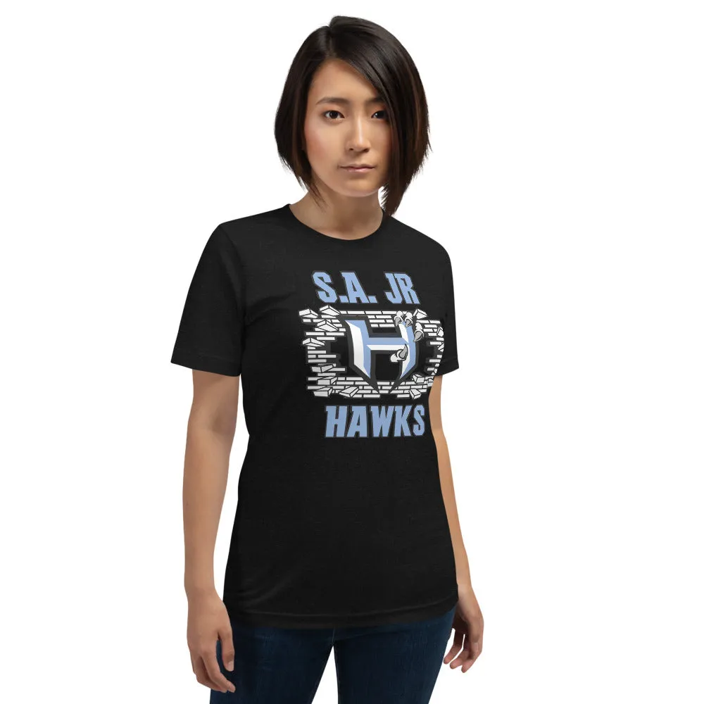 Shirt ~ Jr Hawks Brick Wall Short-Sleeve Unisex