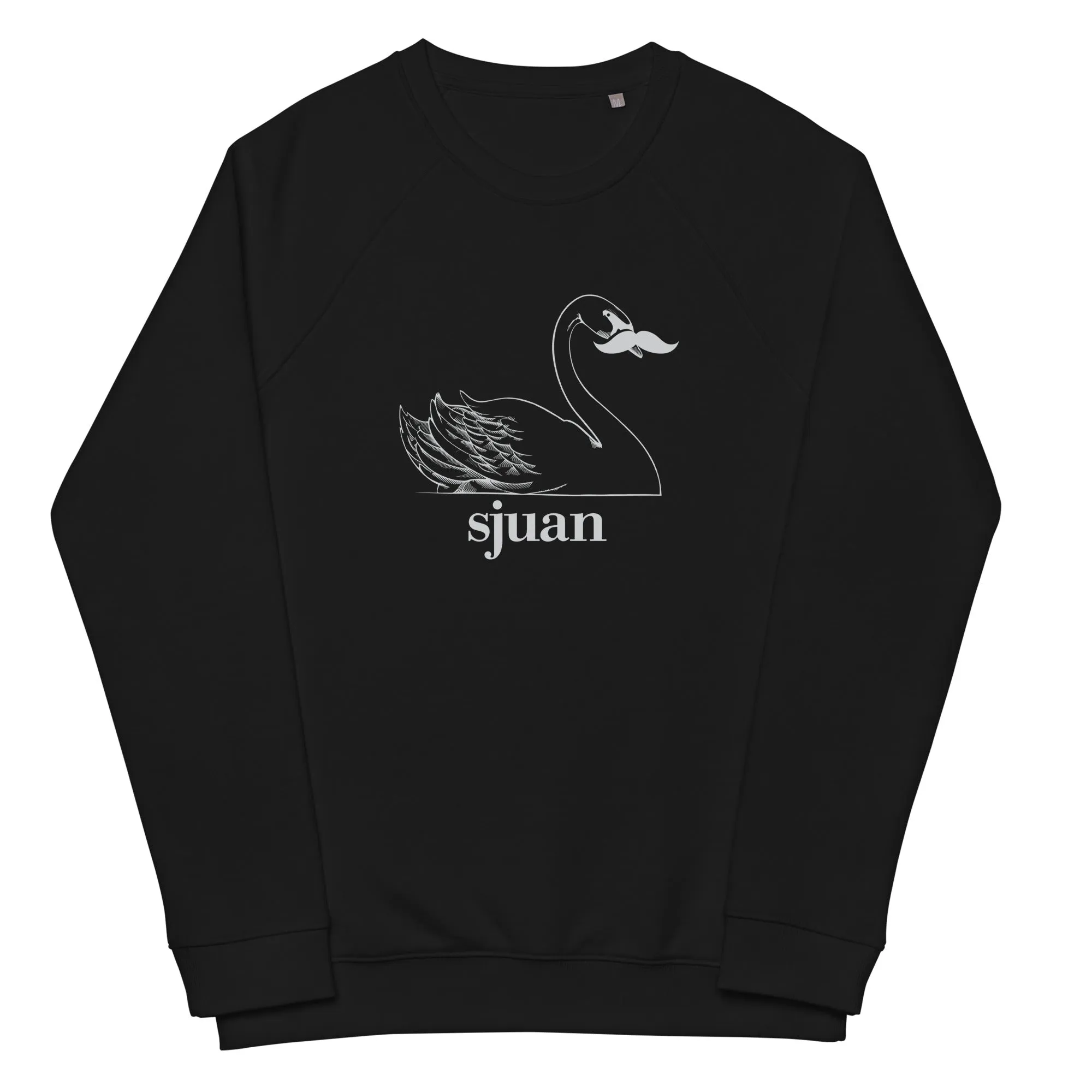 Sjuan Unisex organic raglan sweatshirt