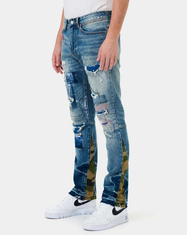 SLIM STRAIGHT DENIM