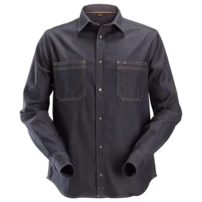Snickers 8555 Allround Work Stretch Denim Men's Work Shirt