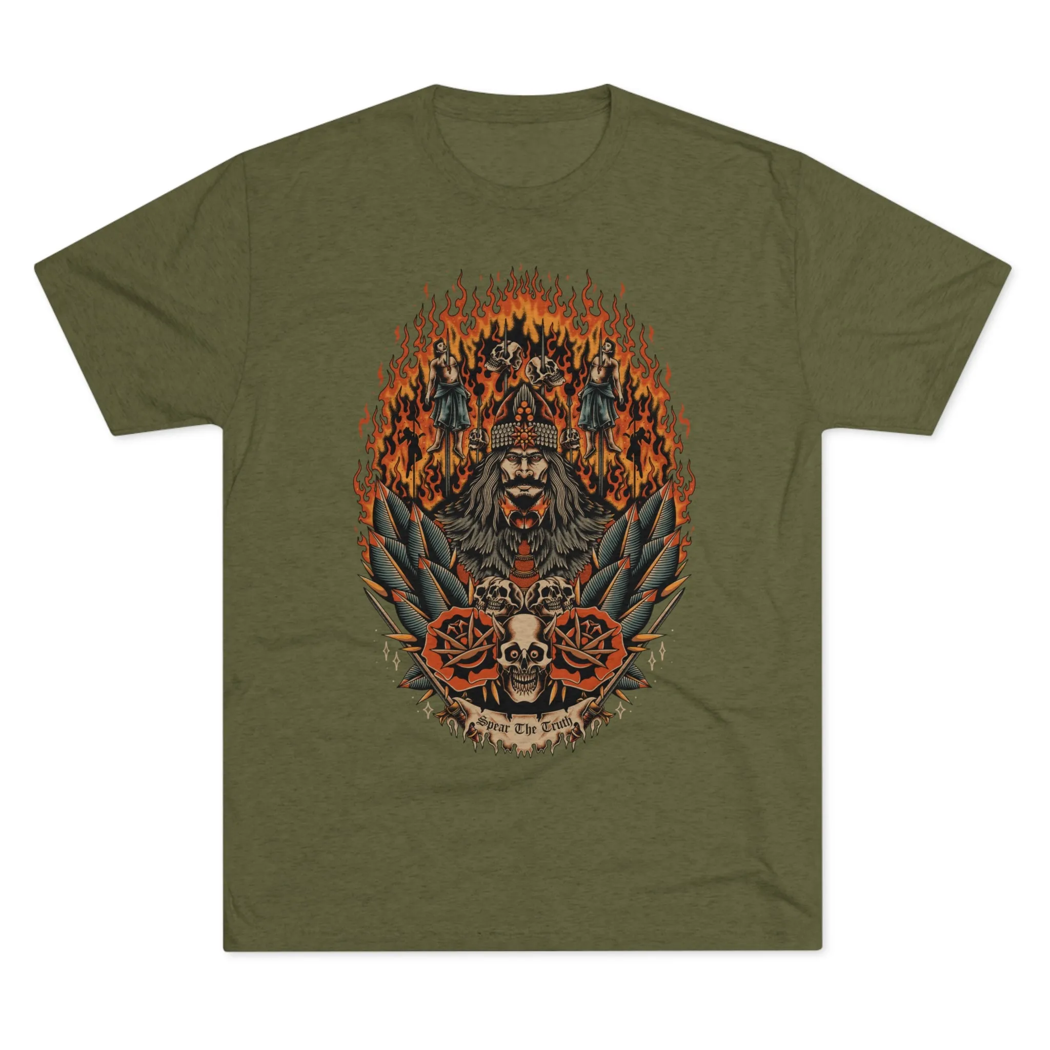 Spear the Truth (Vlad the Impaler) Tri-blend Unisex Crew Tee