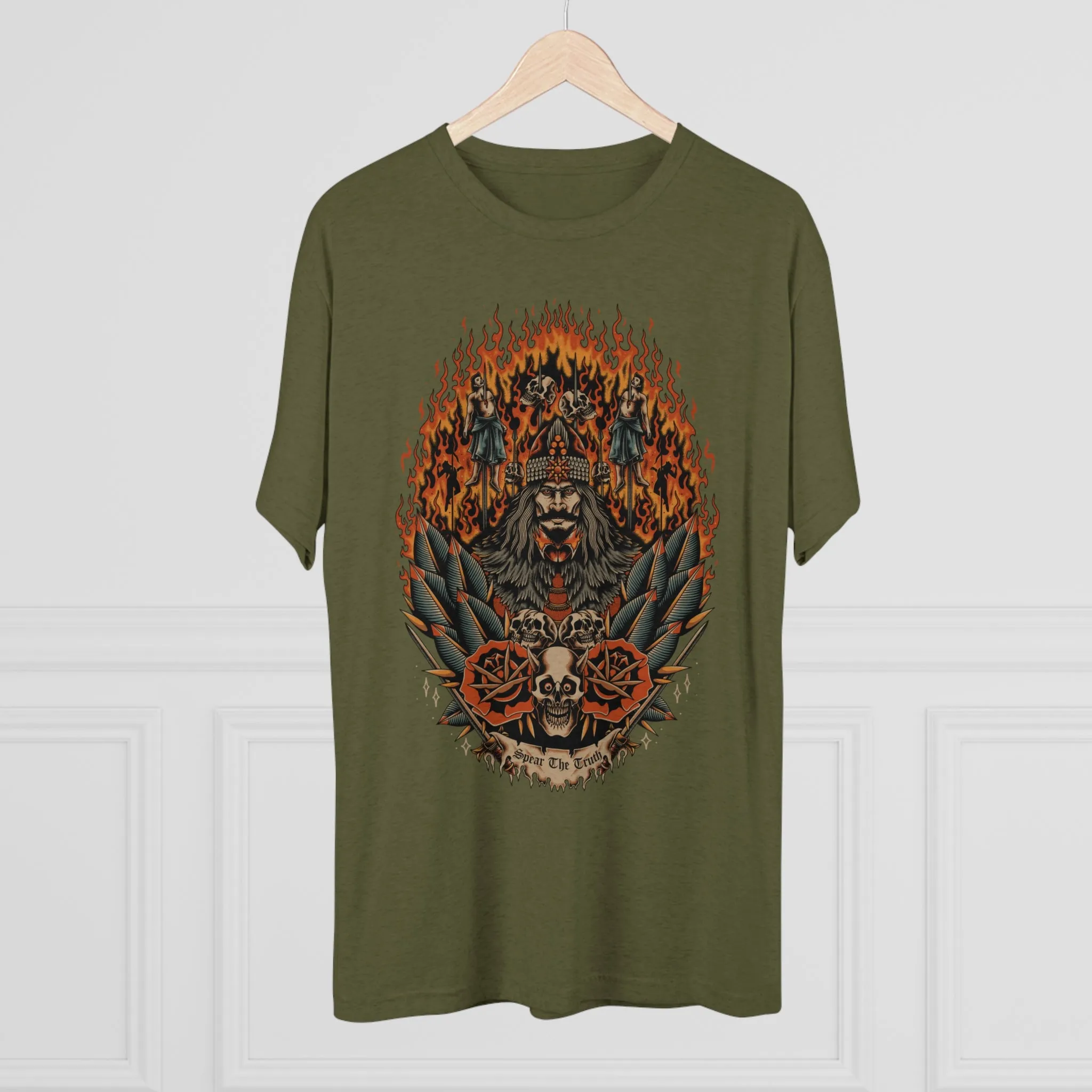 Spear the Truth (Vlad the Impaler) Tri-blend Unisex Crew Tee