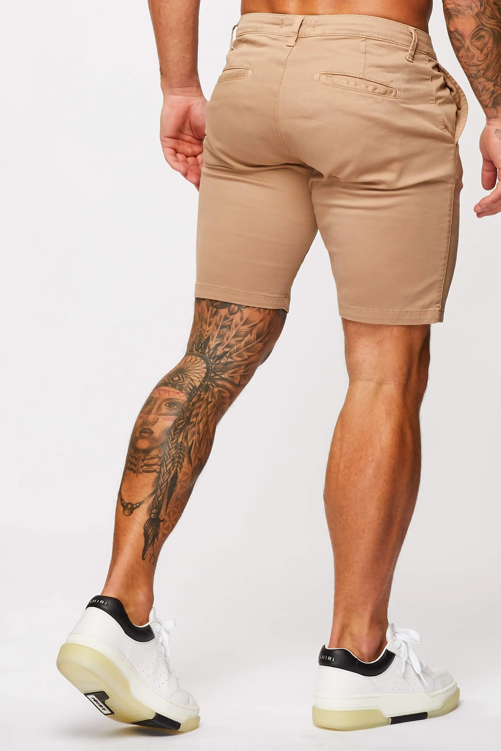 STRETCH CHINO SHORT BEIGE