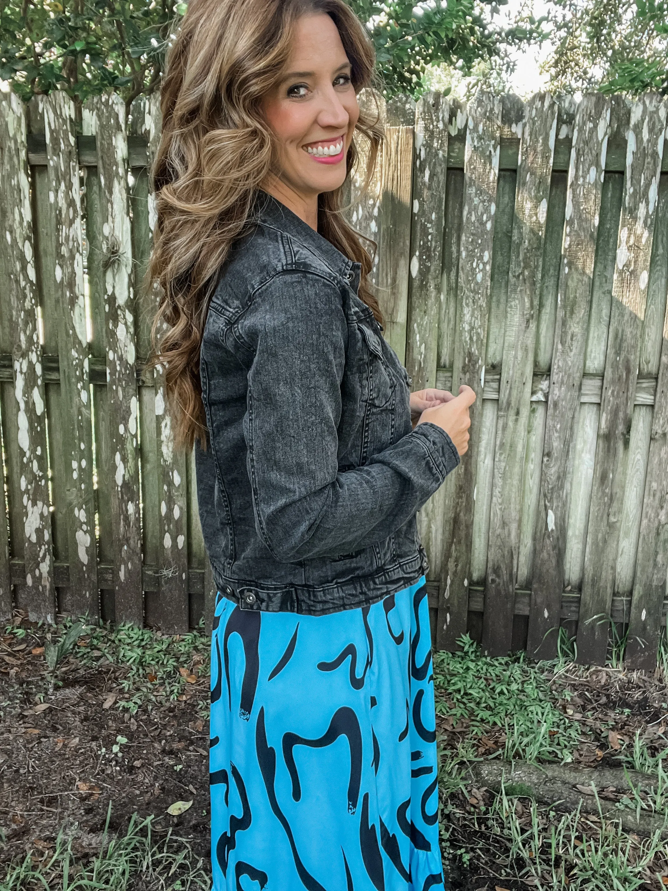 Stretchy Denim Jacket