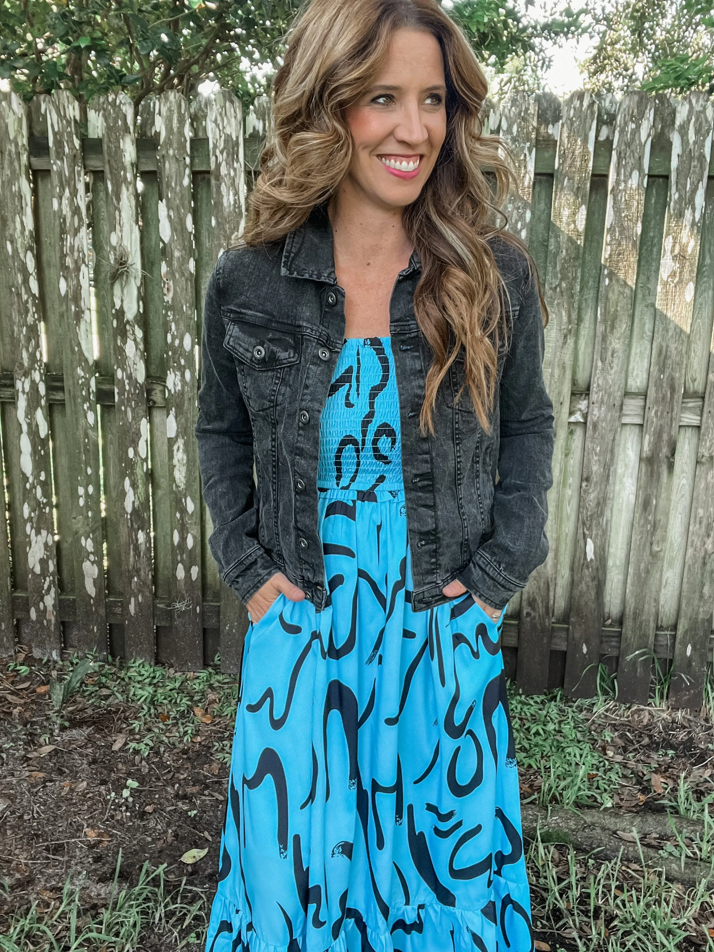 Stretchy Denim Jacket