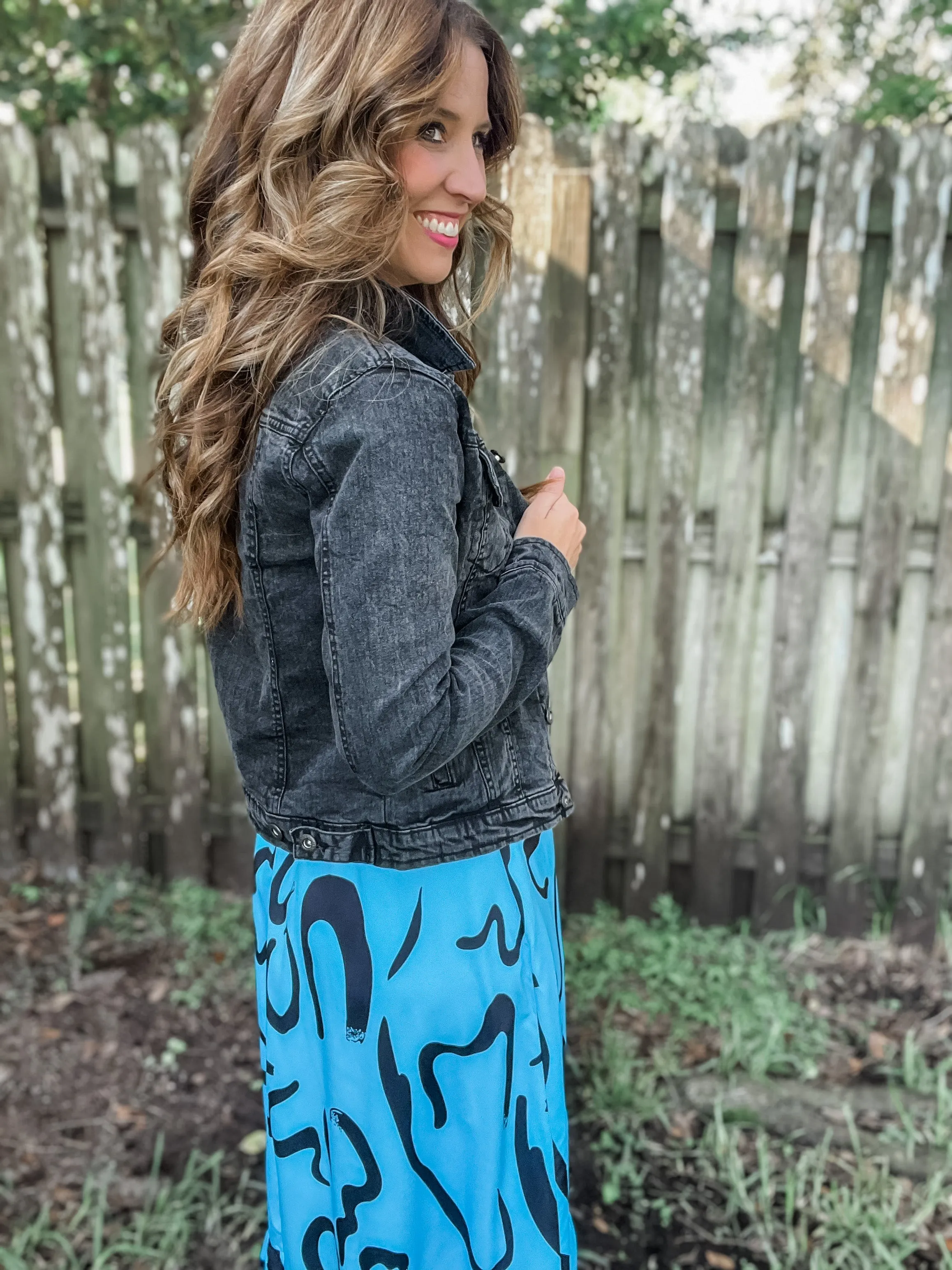 Stretchy Denim Jacket