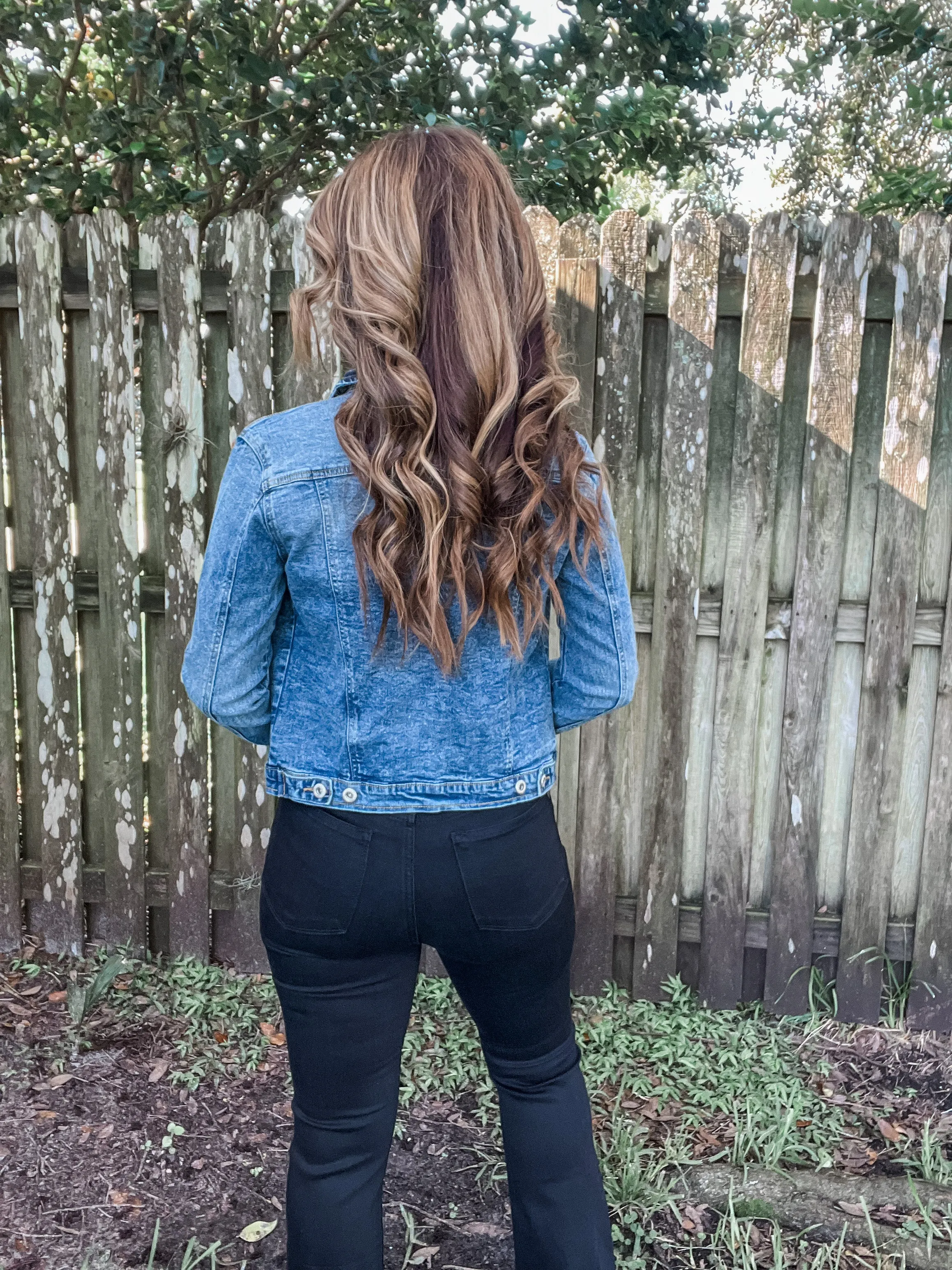 Stretchy Denim Jacket