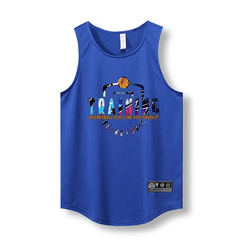 Summer Fitness Mesh Tank: Men's Sleeveless Sport Vest