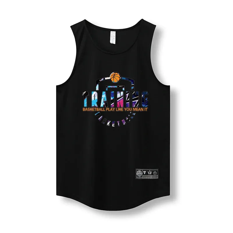 Summer Fitness Mesh Tank: Men's Sleeveless Sport Vest