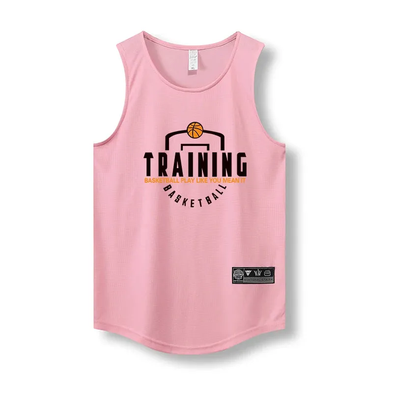 Summer Fitness Mesh Tank: Men's Sleeveless Sport Vest